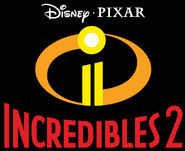 INCREDIBLES2 ICON LOGO 4C RED TYPE ON BLACK R 11 14 17