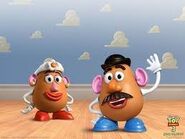 Mr. Potato Head with Mrs. Potato Head