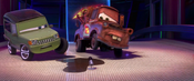 Axelrod blaming Mater for leaking oil