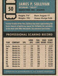Sulley's scare card (back)