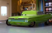 Ramone's first paint job in Cars 2