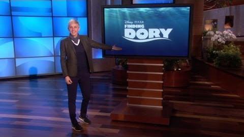 Ellen announces Finding Dory