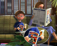 A Mr. Incredible magazine in Finding Nemo