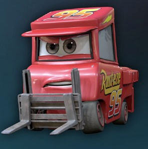 disney cars forklift
