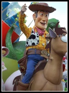 Woody riding Bullseye in a Parade.
