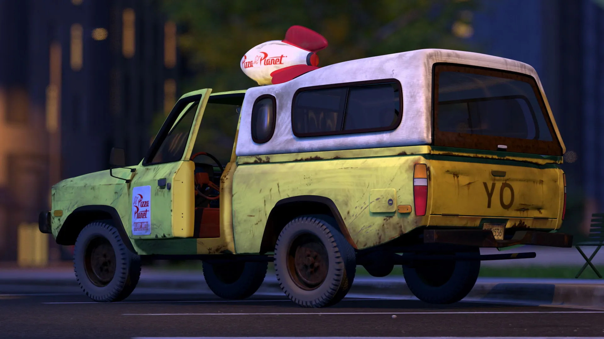 toy story yellow truck