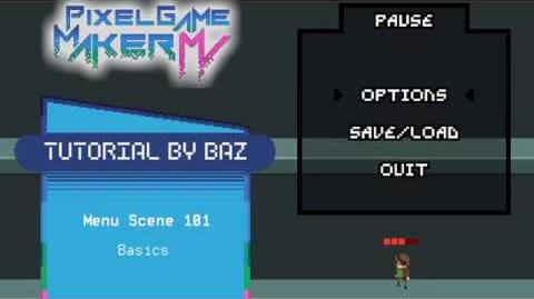 Settings Menu  Pixel Game Maker MV Help