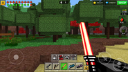 The Dark Force Saber in use.