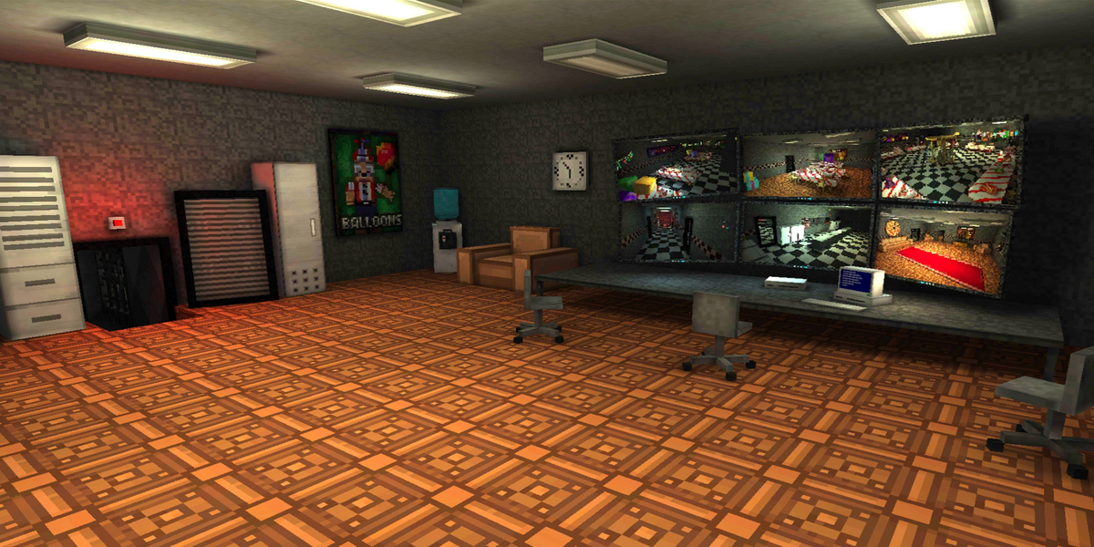 Five Nights At Freddy's 3 Co-op Minecraft Map