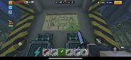 The layout of the map seen from a fire exit map.