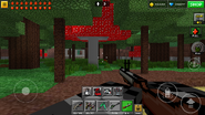 The Grenade Launcher in use.
