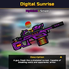 Digital Sunrise Pixel Gun Wiki Fandom