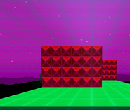 A red-spike wall, which is 6x4.