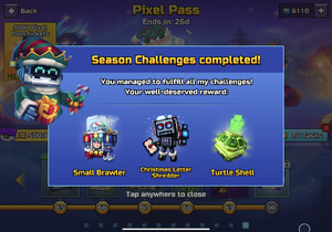 Its popup when all Elite Challenges were finished.