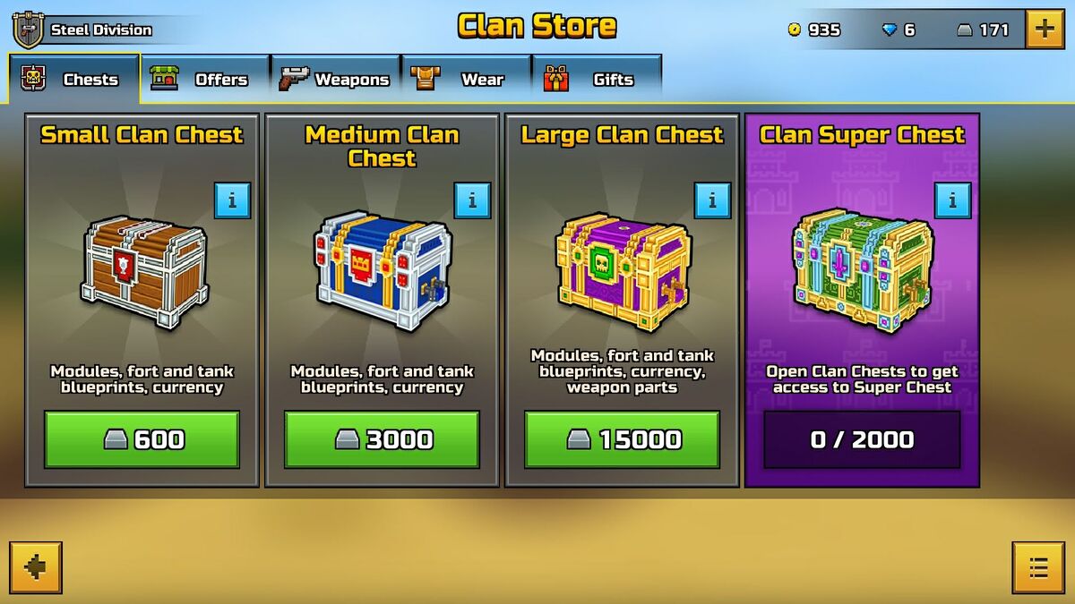 Clan Store Pixel Gun Wiki Fandom