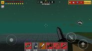The sunk cabin.