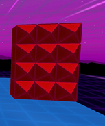 A half red-spike wall, which is 3x4.