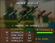 Army Rifle in inventory