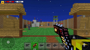The Monster Blaster in use.