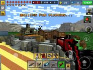A view from the truck to red spawn
