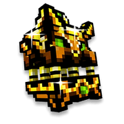 Gold ghost lantern