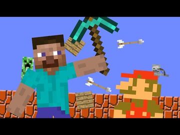 Minecraft Steve VS Super Mario Bros. Pixelcraftian Wiki Fandom