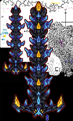 Terraria Bosses All Current Perler Bead Map Sprites Pixel Art 