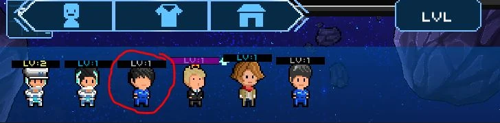 Crew must be in your inventory before they can be blended.