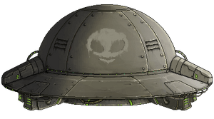 The Exterior of Gray ship level 2