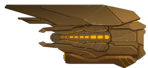 The Exterior of Qtarian ship level 5