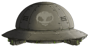 The Exterior of Gray ship level 1