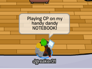 Wrong kind of notebook!