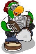 Petey and his accordion.