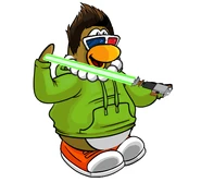 Agent Lookatme's public uniform