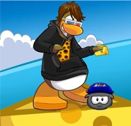 His playercard during the Fiesta del Queso