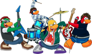 Stompin' Bob with the Penguin Band.