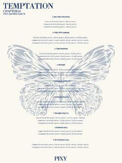 PIXY 2nd Mini Album Chapter 3 Fairy Forest Temptation CD