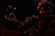 O primeiro teaser de Five Nights at Freddy's 4 revelado no site de Scott. Note que o mesmo diz "Final Chapter", indicando o provável fim da série.