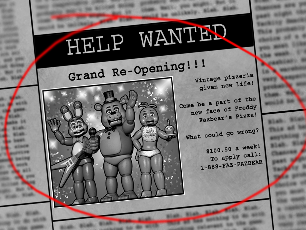 FNaF News: Novo jogo, novos detalhes, novas regras.