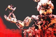 O primeiro teaser clareado, revelando a palavra "Nightmare" no rodapé da imagem.