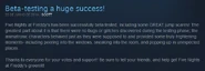 Scott comentando o beta-testing de sucesso do primeiro Five Nights at Freddy's