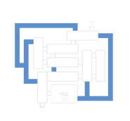 O mapa de alternância que revela as câmeras dos dutos.