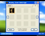Imagem do ícone de Freddy Fazbear desbloqueado no jogo.