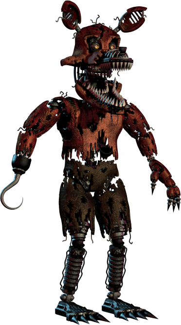 Cinco noites no jogo do mundo de Freddy 4 Nightmare FNaF, Nightmare Foxy,  diverso, jogo png