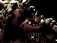 Terceira das três imagens raras de Springtrap.
