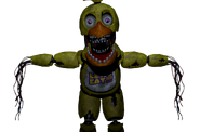 A textura de Withered Chica no Escritório.