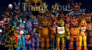 Thankyou2.jpg (833 kB) Quarta versão da imagem de agradecimento. Uma versão Adventure de Fredbear foi colocada atrás de Toy Bonnie. Além disso, a cor do fundo foi levemente alterada.