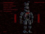 Nightmare Bonnie no menu Extra.