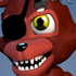 O ícone de Adventure Withered Foxy na seleção de personagens.