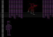 Purple Man ao lado da Enseada do Pirata no Minigame do Foxy.